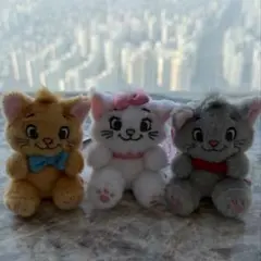 【韓国限定】 【新品】ディズニー BUTTER おしゃれキャット キーホルダー猫