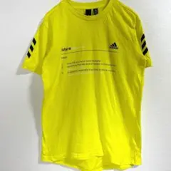 アディダス キッズ Tシャツ 150 半袖 イエロー 黄色 ロゴ 男の子のサムネイル