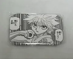 ジャンプ50周年 スクエア缶バッジ HUNTERxHUNTER キルア