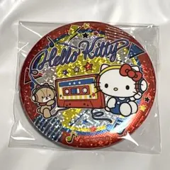 サンリオキャラクターズ　キラキラBIG缶バッジ2 ハローキティ