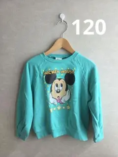 ミッキー トレーナー スウェット キッズ 120 パシオス Lics