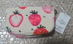 新品・未開封☆フェイラー LOVERARY ストロベリードット ボトルポーチ