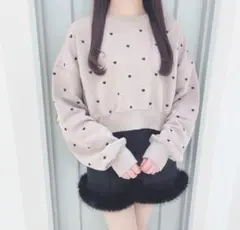 evelynファーショートパンツ