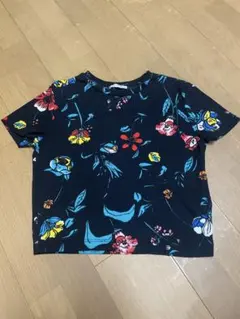 ZARA TRAFALUC フラワープリント Tシャツ M