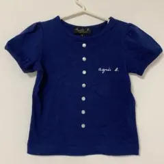 agnis b. ネイビー Tシャツ 4 ans