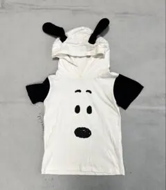 スヌーピー　キッズ Tシャツ フード耳付き120cm