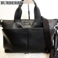 希少 美品 BURBERRY BLACK LABEL ビジネスバッグ A4 PC - メルカリ