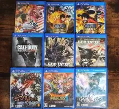 PSvita　ワンピース　ゴッドイーター　討鬼伝　ソウルサクリファイス　など