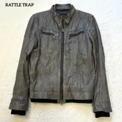 希少 00s RATTLE TRAP リアルレザー ライダース