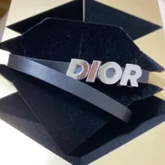 Dior メンズブレスレット　double leather bracelet