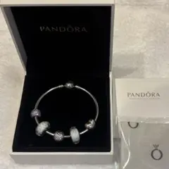 PANDORA ブレスレット 青と緑 シルバー - メルカリ