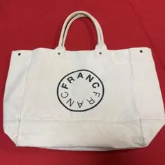Francfranc ロゴトートバッグ ホワイト