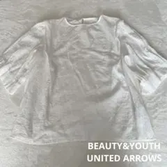 ユナイテッドアローズ　BY∴ クレープバルーンスリーブブラウス