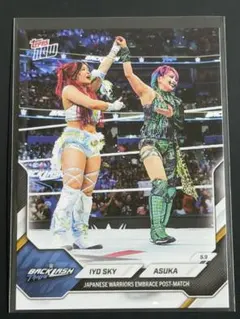 WWE Topps NOW アスカ　世界限定10枚　 ASUKA Topps now WWE IYO SKY ASUKA トレカ イヨ アスカ - メルカリ