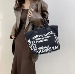 LOCO HAWAII　ロコハワイ　ロゴプリント　トートバッグハワイアロハ