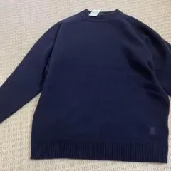 新品未使用タグ付　ランバン　Vネックニットセーター　ロゴマーク　ネイビー他　38 2025年最新】LANVIN メンズ ニット・セーターの人気アイテム