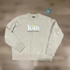 【激レア】KITH キス　スウェット　トレーナー　ボックスロゴ　完売モデル　刺繍 激レア】KITH キス スウェット トレーナー ボックスロゴ 完売