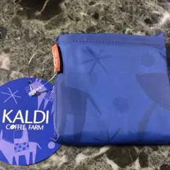 カルディエコバッグHelpersブルー新品未使用