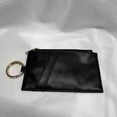 ブラック コインケース キーホルダー付き他