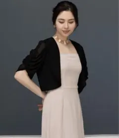 DRESS PLUS ボレロ M ブラック