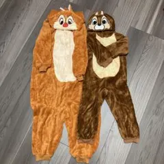 チップとデール 着ぐるみ 100㎝と130㎝セット売り