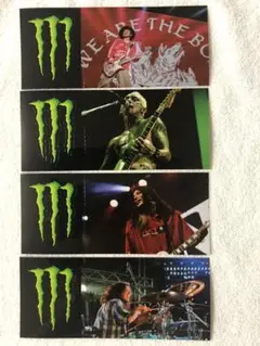 モンスターエナジー　the BONEZ 　オリジナルステッカー　4枚　コンプ
