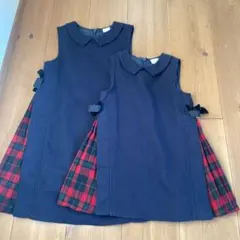 ネイビー 襟付き ワンピース 90cm 120cm