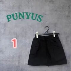 PUNYUS プニュズ　スリットミニスカパン　ブラック　1のサムネイル