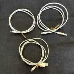 ホワイト充電ケーブル3本セット