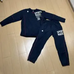 DESCENTE SPORTS MAGIC ウォームアップウェア Oネイビー
