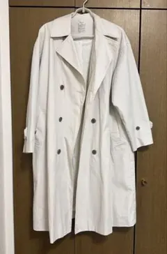 無印良品 撥水トレンチコート男女兼用ＸＸＳ－ＸＳ・アイボリー