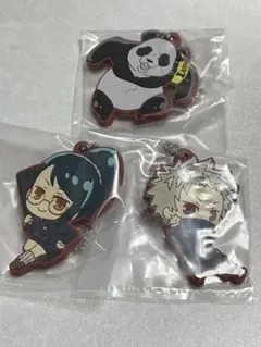 呪術廻戦0 でふぉラバ！キーホルダー 狗巻 真希 パンダ