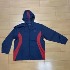 adidas ネイビー レッド ジャケット 160