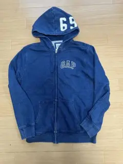 old gap ジップパーカー　ブルー　美品　y2k