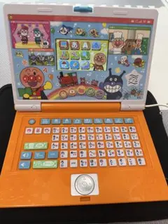 アンパンマン 知育パソコン オレンジ　ACアダプター付き