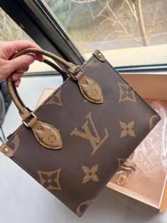 LOUIS VUITTON モノグラム ハンドバッグ ブラウン