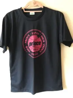 プリンスTシャツ　テニスバトミントン　ブラック　　　　princeフリーサイズのサムネイル