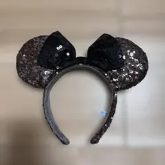 ミッキー耳カチューシャ ブラウン ブラック