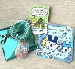 たまごっち 極楽湯 コラボ やんぐみみっち キーホルダー コースター カード
