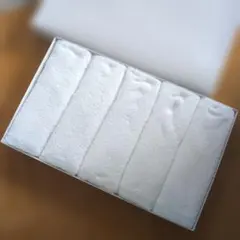 コットン製フェイスタオル 白　5枚セット