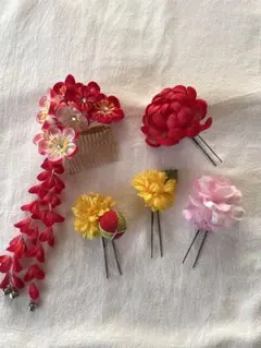 花飾り かんざし5点セット