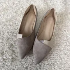 新品未使用amiami ぺたんこローヒールパンプス
