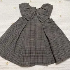 petit main プティマイン♡80cm♡チェックワンピース