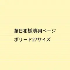 菫日和様専用ページボリード27サイズバッグインバッグ