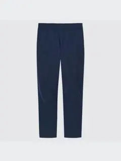 新品 レア UNIQLO +S ウルトラストレッチサイドファスナーパンツ M 青