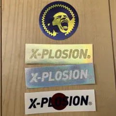X-PLOSION ステッカー4点セット