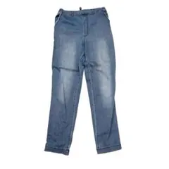 BASIC & EXCELLENT デニムイージーパンツ ウエストゴム 綿混 L