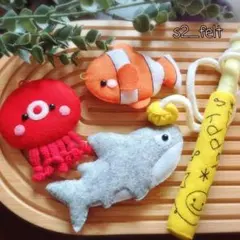 フェルト おままごと 魚釣りAセット - メルカリ