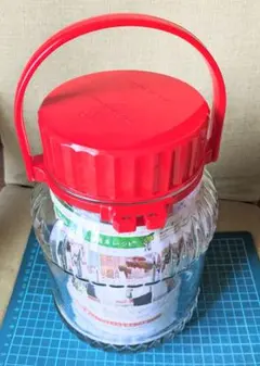 東洋佐々木ガラス 果実酒瓶 3L 梅酒の瓶　ハンドル付き　蓋付きのサムネイル