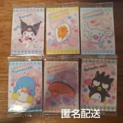 サンリオウエハース９　クロミ　シナモロール　タキシードサム　バッドばつ丸